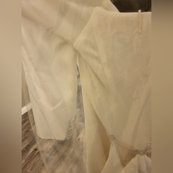 Rosa Clara Capel Wedding Dress & Veil- dress size 8 - Picture 6 of 9